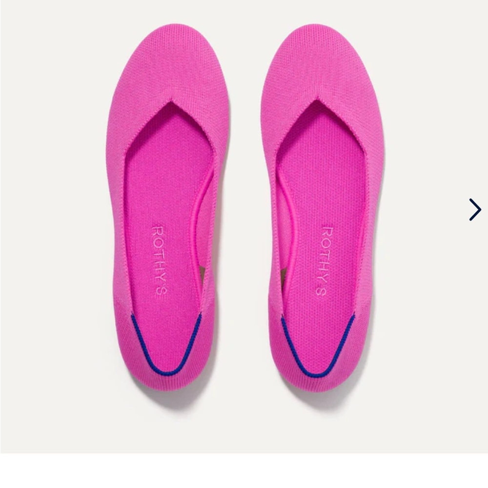 Rothy’s - The Flat - Size 10 - color Dragon Fruit (worn once)